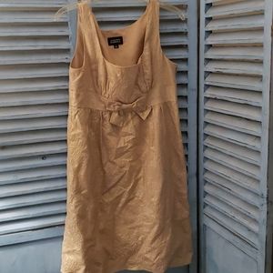 Adrianna Papell gold dress
